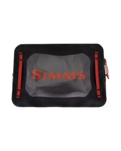 Simms Dry Creek Waterproof Gear Pouch - 4L -Daiwa Store 12825 001 dry creek gear pouch 4l black s22 001 front 1680x jpg