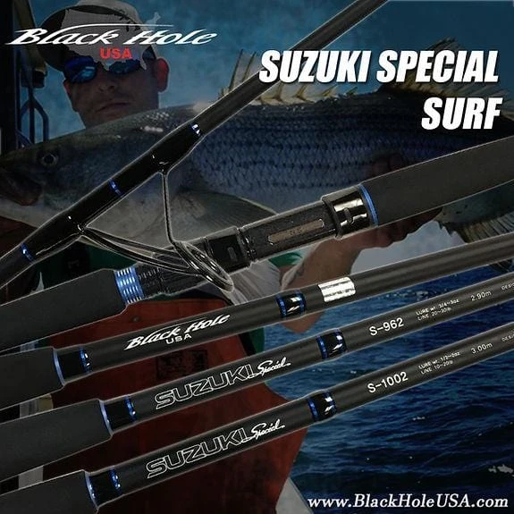 Black Hole USA Suzuki Special Surf Spinning Rods 3 Black Hole USA Suzuki Special Surf Spinning Rods