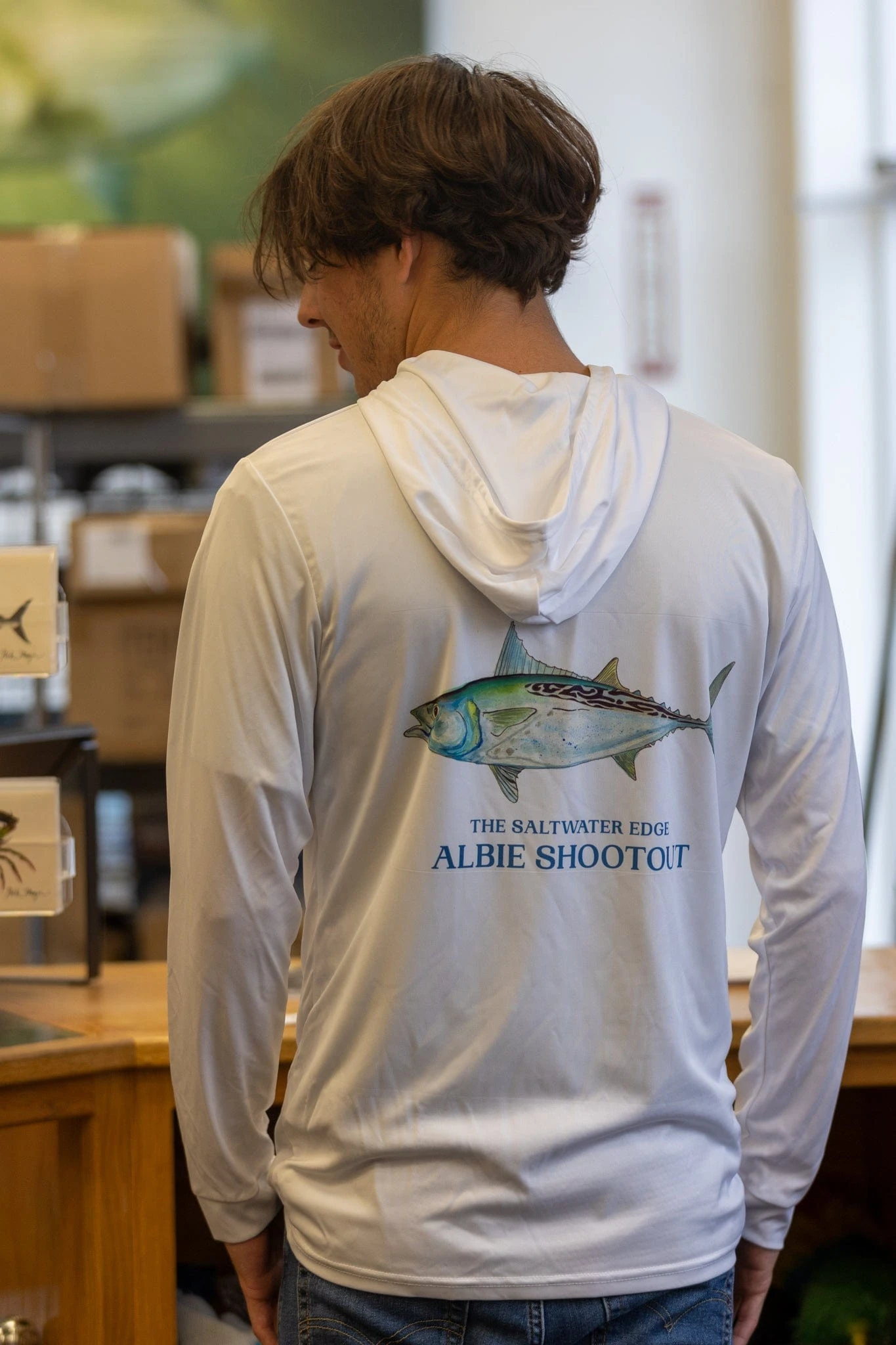 Saltwater Edge Albie Shootout UPF Hoody 4 Saltwater Edge Albie Shootout UPF Hoody - Image 2