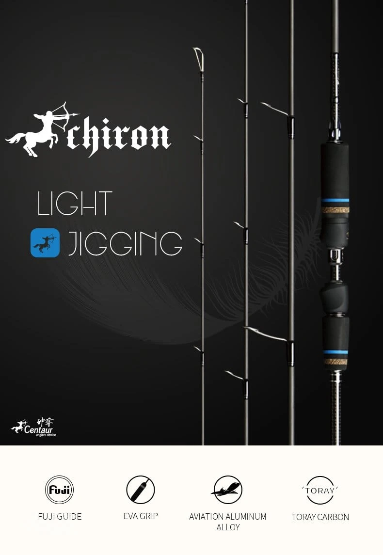 Centaur Chiron Light Jigging Rods 3 Centaur Chiron Light Jigging Rods