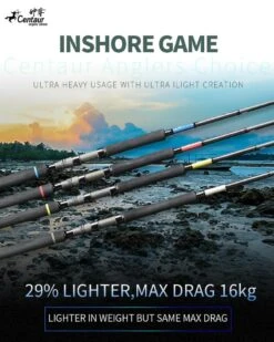 Centaur Constellation Inshore Game Popping Rods
