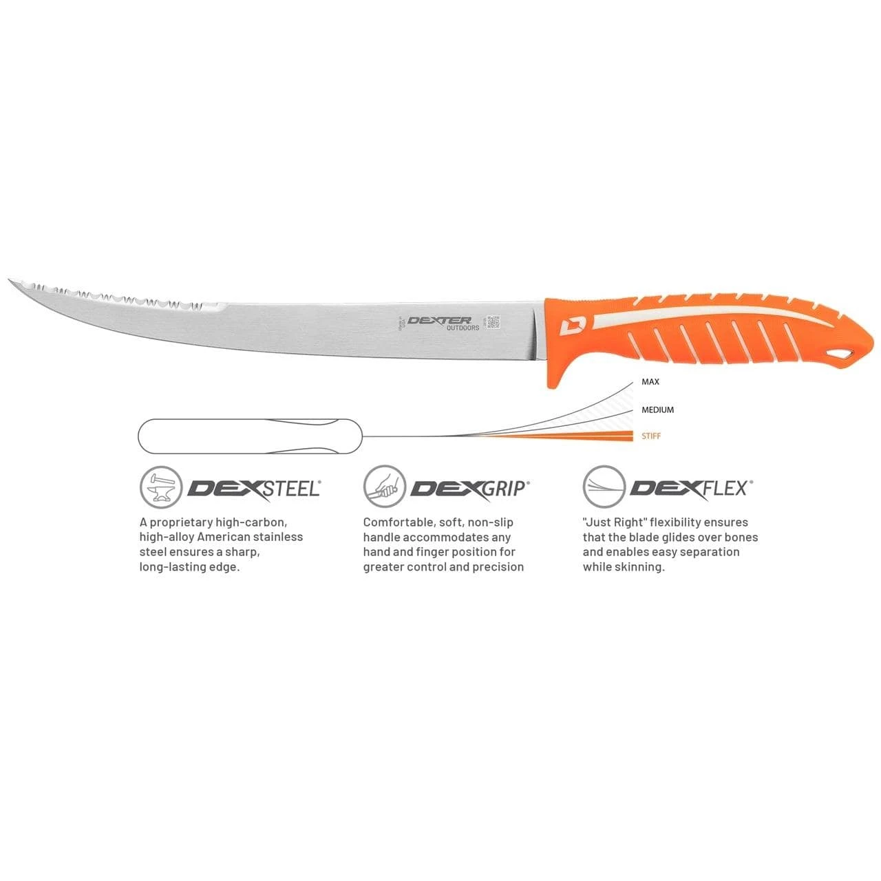 Dexter Dextreme Dual Edge Flexible Fillet Knife 6 Dexter Dextreme Dual Edge Flexible Fillet Knife - Image 4