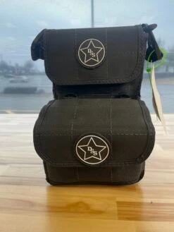 Dark Star Surfcasting - 2 Tube Surf Bag (Black/Black Stitching)