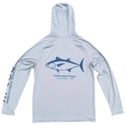SWE Bluefin Stencil Long Sleeve Performance Hoodie - By Aftco