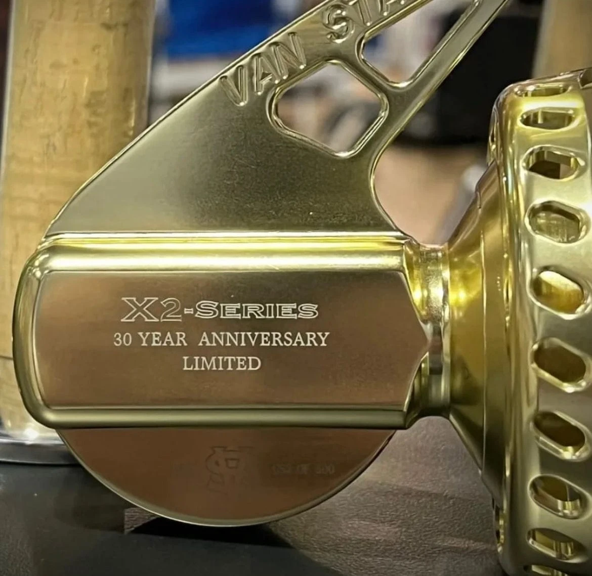 Van Staal VSX2 Limited Edition Spinning Reel (Gold 200) 4 Van Staal VSX2 Limited Edition Spinning Reel (Gold 200) - Image 2