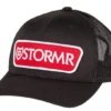 Stormr Patch Mesh Hats -Daiwa Store RCAP 21 FaceingLeft BLACK WEB 700x546 1