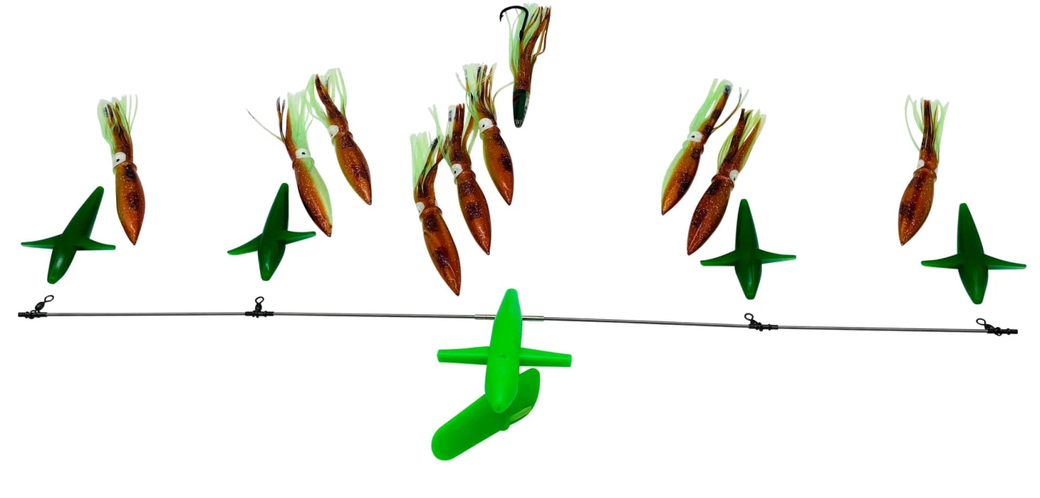 Chatter Lures 36" Side Tracker - 9" Floating Squid 5 Chatter Lures 36" Side Tracker - 9" Floating Squid - Image 3