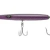 Sporting Wood 6" Needlefish (Black/Purple) -Daiwa Store sporting wood 6in needlefish black purple